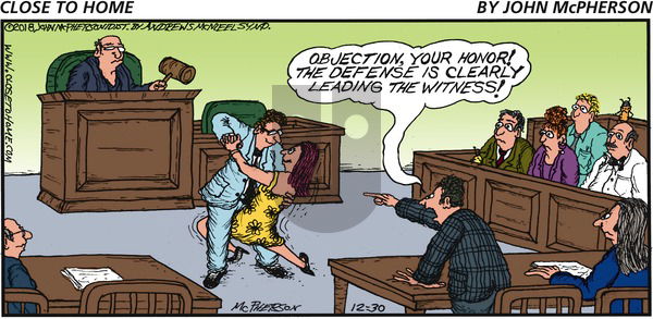 Close to Home on Sunday December 30, 2018 Comic Strip