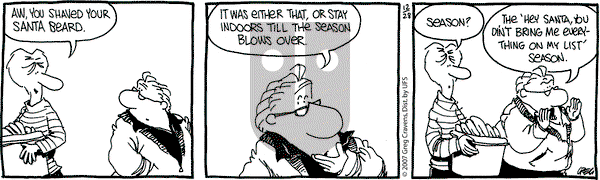The Buckets on Friday December 28, 2007 Comic Strip