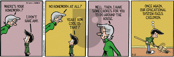 Grand Avenue on Tuesday March 12, 2013 Comic Strip