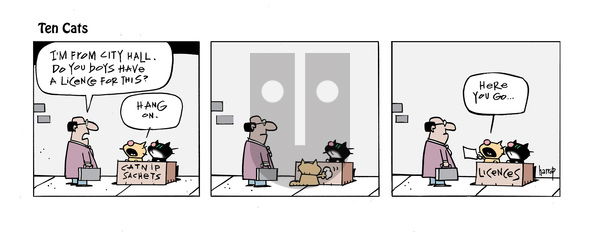 Ten Cats - Wednesday July 31, 2024 Comic Strip