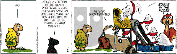 Over the Hedge on Tuesday November 6, 2012 Comic Strip