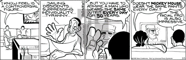 Maintaining on Monday March 3, 2008 Comic Strip