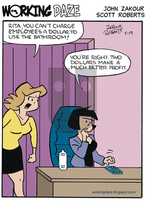 Working Daze on Tuesday May 19, 2009 Comic Strip