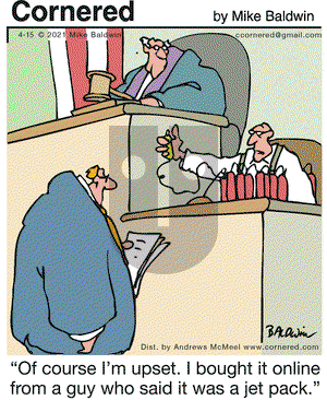 Cornered on Thursday April 15, 2021 Comic Strip