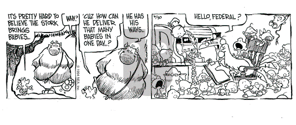 The Grizzwells on Thursday June 30, 1994 Comic Strip