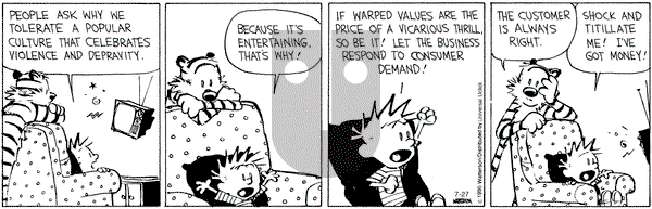 Calvin and Hobbes on Monday July 27, 2015 Comic Strip
