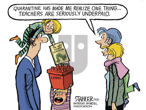 Jeff Stahler - Sunday March 22, 2020 Comic Strip