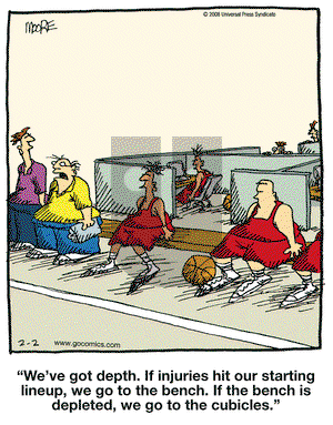 In the Bleachers on Saturday February 2, 2008 Comic Strip