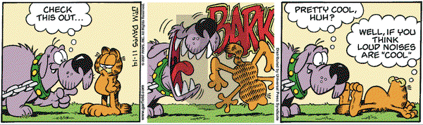 Garfield on Wednesday November 14, 2007 Comic Strip