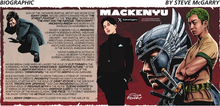 Biographic on Sunday November 12, 2023 Comic Strip