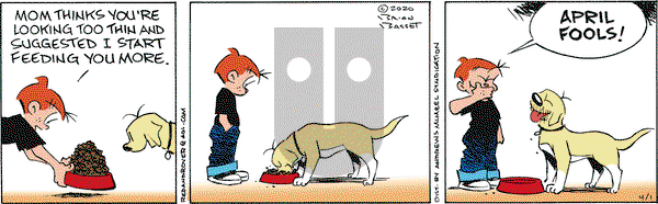 Red and Rover on Wednesday April 1, 2020 Comic Strip