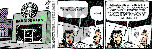 La Cucaracha on Thursday November 30, 2017 Comic Strip