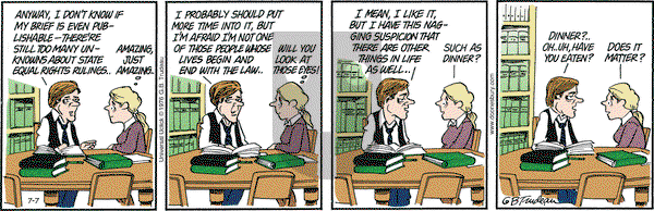 Doonesbury - Monday July 7, 2014 Comic Strip