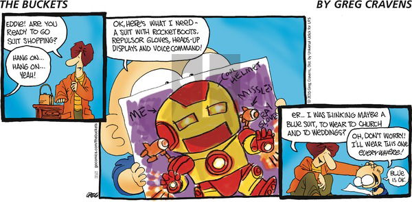 The Buckets on Sunday December 13, 2015 Comic Strip