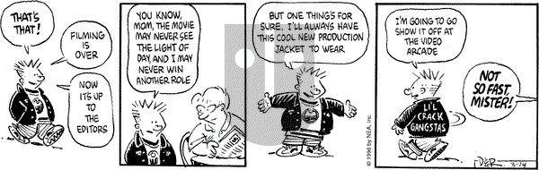 Betty on Thursday March 14, 1996 Comic Strip