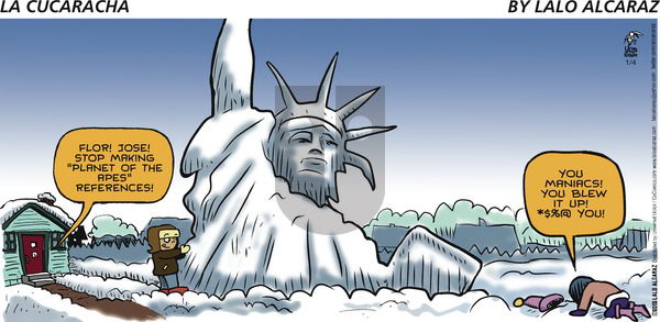 La Cucaracha on Sunday January 4, 2015 Comic Strip