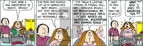 Cathy Classics - Tuesday January 9, 2001 Comic Strip