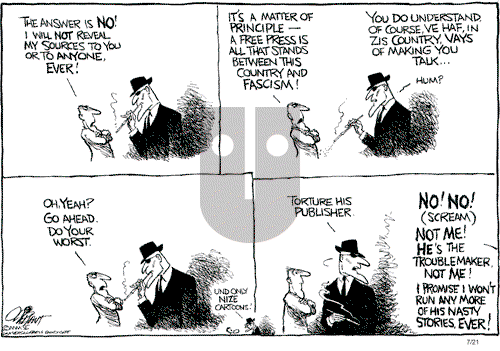 Pat Oliphant on Thursday July 21, 2005 Comic Strip