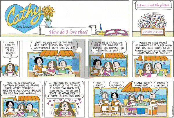 Cathy Classics - Sunday February 20, 2005 Comic Strip