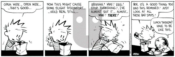 Calvin and Hobbes on Tuesday October 30, 1990 Comic Strip