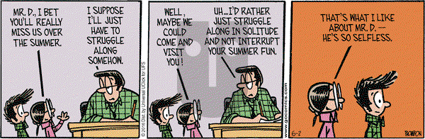 Grand Avenue on Thursday June 2, 2016 Comic Strip