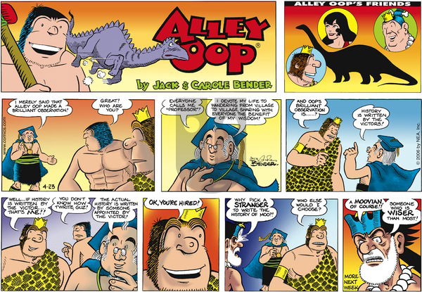 Alley Oop on Sunday April 23, 2006 Comic Strip