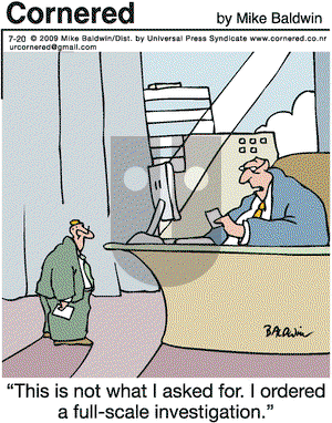 Cornered - Monday July 20, 2009 Comic Strip