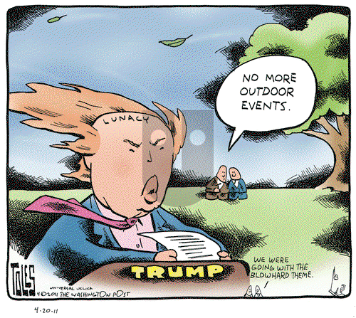 Tom Toles on Wednesday April 20, 2011 Comic Strip