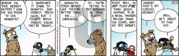 Get Fuzzy on Friday April 1, 2011 Comic Strip