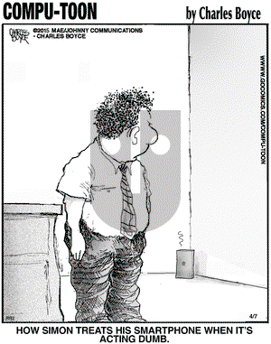 Compu-toon on Tuesday April 7, 2015 Comic Strip
