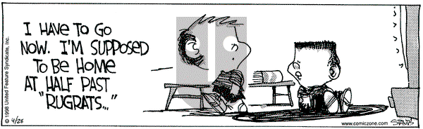 The Buckets on Tuesday April 28, 1998 Comic Strip