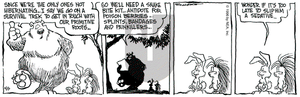 The Grizzwells on Monday March 11, 1996 Comic Strip