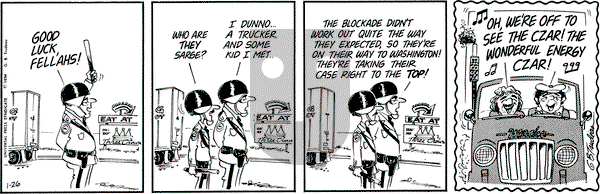 Doonesbury on Saturday January 26, 1974 Comic Strip