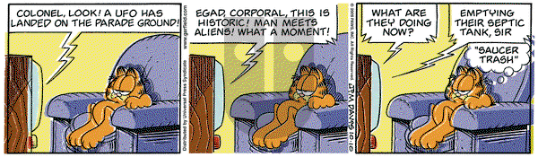 Garfield on Saturday October 10, 2009 Comic Strip