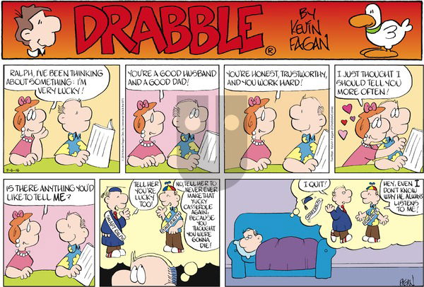 Drabble on Sunday March 6, 2016 Comic Strip
