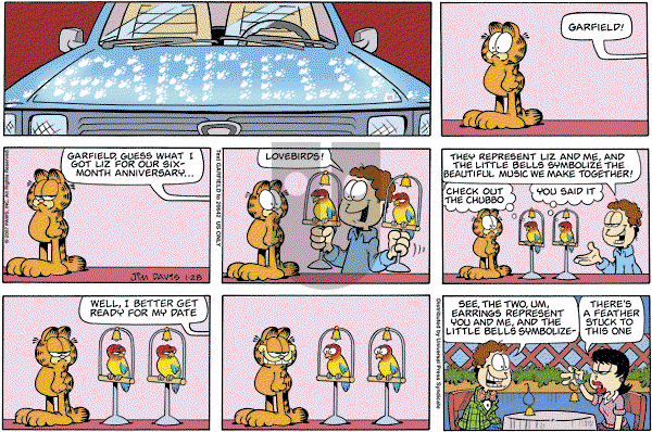 Garfield on Sunday January 28, 2007 Comic Strip
