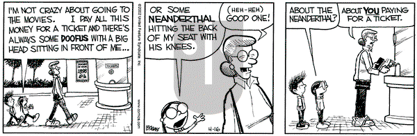 Grand Avenue on Tuesday April 30, 2002 Comic Strip