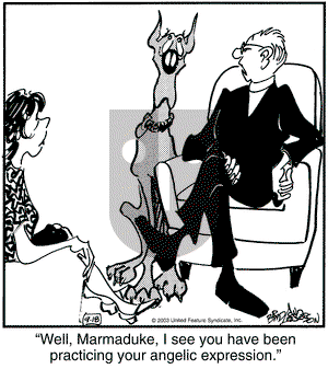 Marmaduke on Thursday September 18, 2003 Comic Strip
