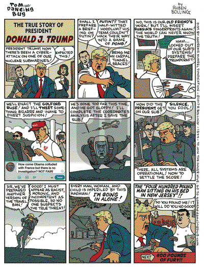 Tom the Dancing Bug on Monday June 26, 2017 Comic Strip