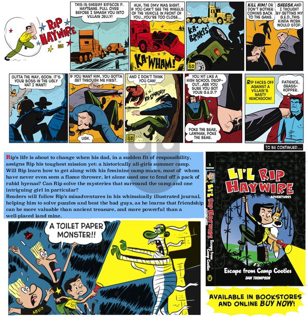Rip Haywire on Sunday March 27, 2016 Comic Strip