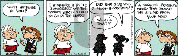 Soup to Nutz - Old on Wednesday January 13, 2010 Comic Strip