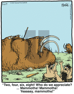 In the Bleachers on Tuesday March 27, 2007 Comic Strip