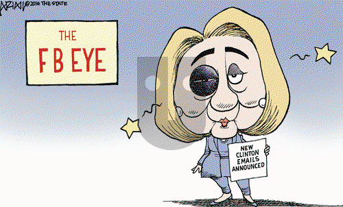 Robert Ariail on Tuesday November 1, 2016 Comic Strip