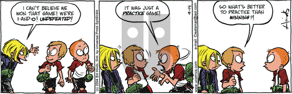 Cleats on Tuesday September 14, 2004 Comic Strip