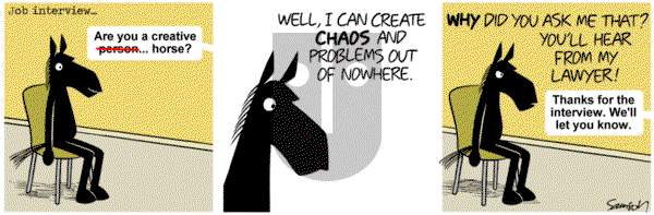 Dark Side of the Horse on Wednesday September 4, 2019 Comic Strip