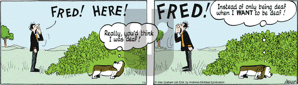 Fred Basset on 2025-07-04 Comic Strip