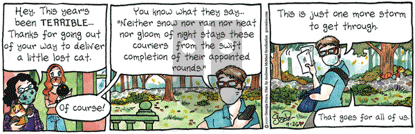 Breaking Cat News on Saturday September 26, 2020 Comic Strip