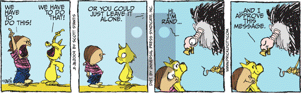 Prickly City on Monday March 30, 2009 Comic Strip