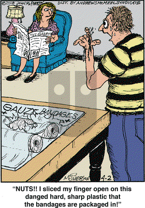 Close to Home on Monday April 2, 2018 Comic Strip