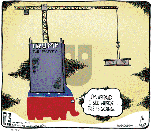 Tom Toles on Monday December 14, 2015 Comic Strip